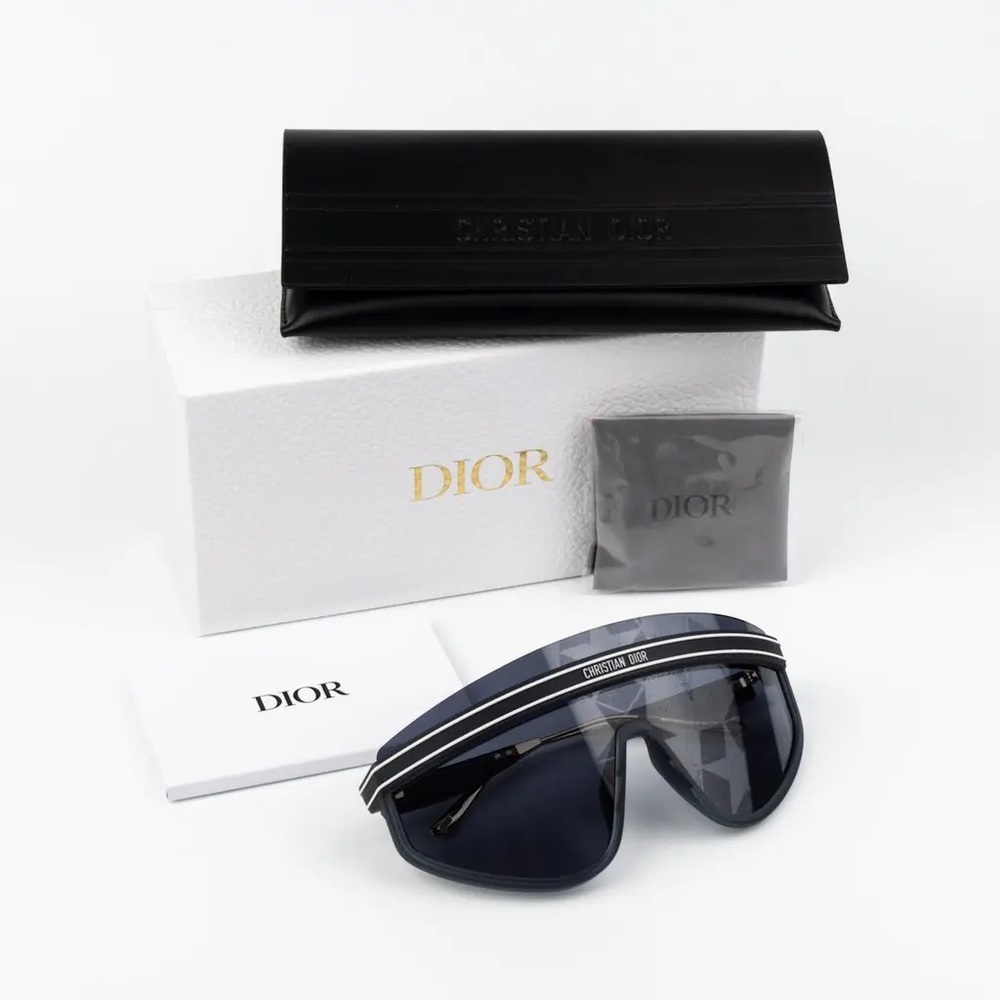 DIOR DIORCLUB M2U MASK SUNGLASSES IN BLUE STARS